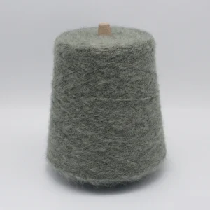 Soft Tam Yarn (Dralon) cone in 1/13Nm compact-spun 52% acrylic 40% nylon 8% wool blend