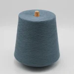 32/1 worsted spun cone yarn 18 tex, gray-blue (32S nylon viscose blend RY55/NY45)