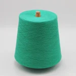 2S nylon viscose blended sock yarn cone, green (RY55/NY45, 32/1, 18 tex)