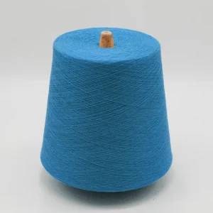 97.6F temperature-regulating yarn 97.6F temperature-regulating yarn in cone form for socks and sweaters (32/1, viscose/cotton blend)