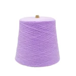 Purple merino wool bulky yarn cone for AW 2026 knitwear — 45s 2‑ply