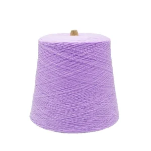 AW 2026 merino wool bulky yarn Purple merino wool bulky yarn cone for AW 2026 knitwear — 45s 2‑ply