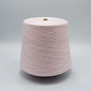ICE STAR viscose polyester cooling yarn cone with sparkling slub effect
