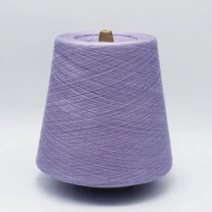 30s cooling sock yarn cone in lavender, 92% lyocell 8% mulberry silk