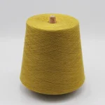 Stock color card for recycled polyester color-spun yarn