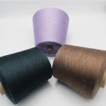 Compact-spun lyocell silk blended yarn cone, anti-pilling colored yarn