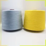 Hai cone sợi lyocell pha lụa 30/1 màu xanh nhạt và vàng