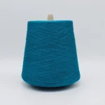 Sợi cotton mercerized cho tất 100% cotton đã đốt lông dạng cone màu xanh dương