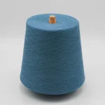 Denim blue dyed cone yarn – cool-touch viscose/polyester blend