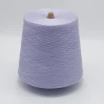 Lavender 32/1 bamboo cotton blended yarn cone for soft breathable socks