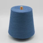 Light blue antimicrobial yarn cone for spring and summer socks