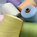Cooling antibacterial sock yarn cones in custom colors for summer sock manufacturing
