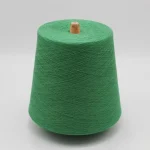 Anti-pilling polyester yarn cone in mint green for sock knitting