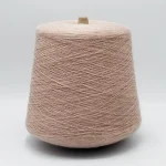 Light pink 1/28 Nm silk cashmere blended sock yarn cone