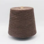 Taupe 1/28 Nm siro spun silk cashmere blended yarn for sock production