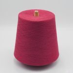 Rose red 32s breathable water repellent sock yarn cone, custom color option for bulk orders