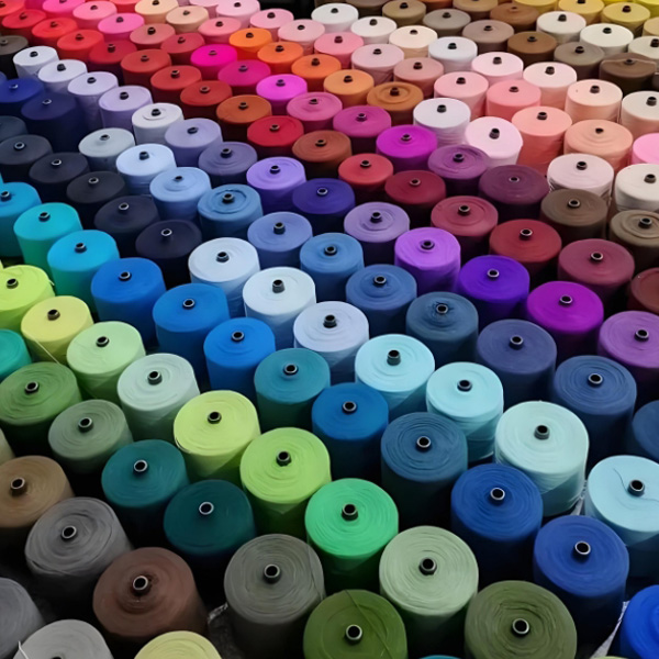 custom sock yarn cones prepared for color matching and sock sampling