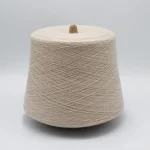 Ivory 10% wool 90% acrylic cone yarn for sock knitting