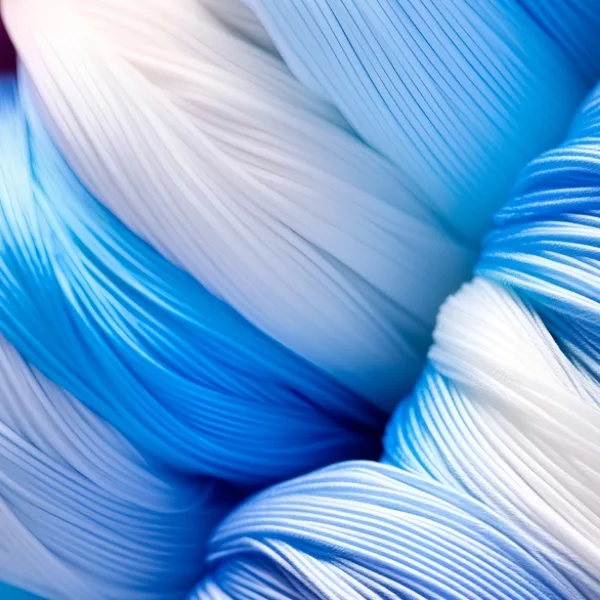skin care yarn close-up for soft breathable textile development	