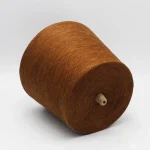 Brown cotton viscose temperature regulating yarn cone