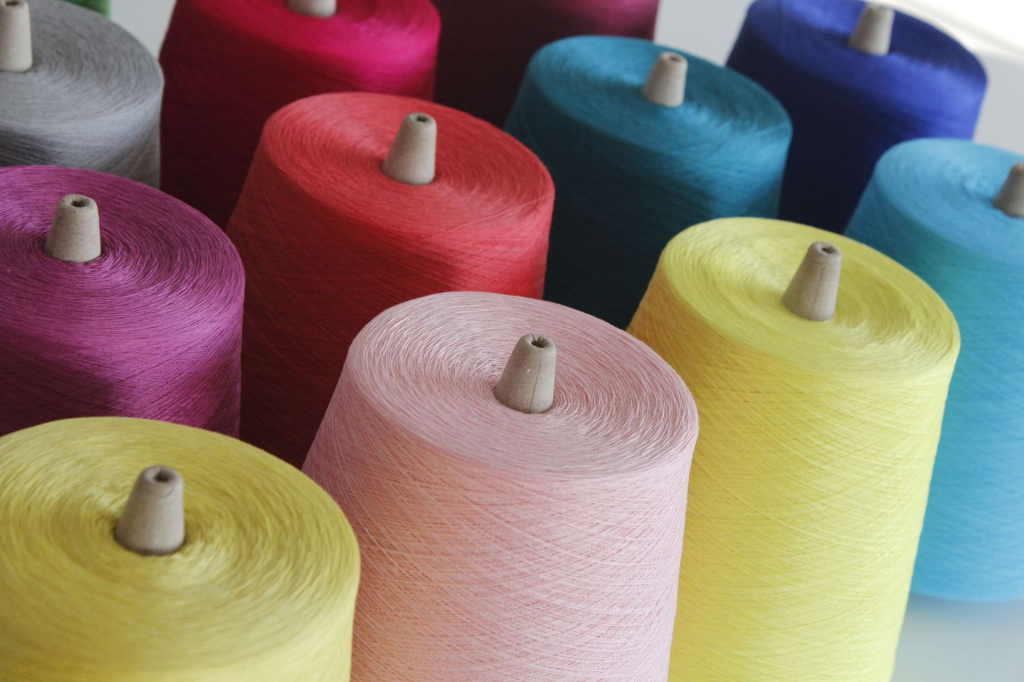 colorful yarns