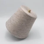 Cone sợi lanh polyester 30s 85/15 màu kem nhạt