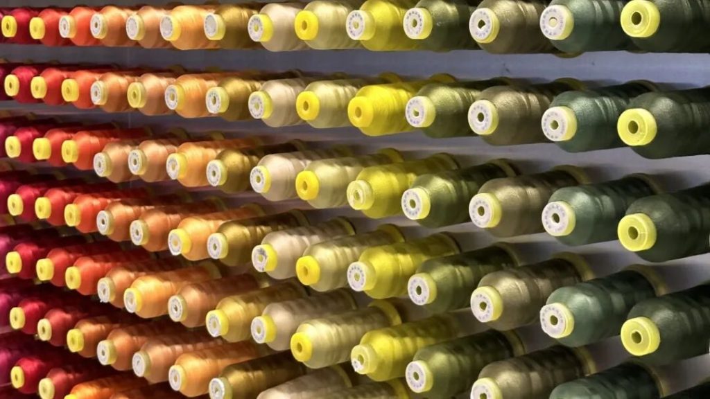 colorful yarns
