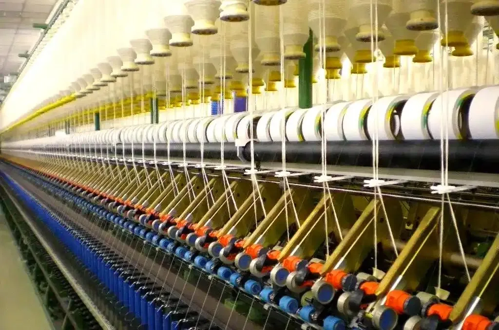 Yarn production line for combed yarn and knitted fabric quality control