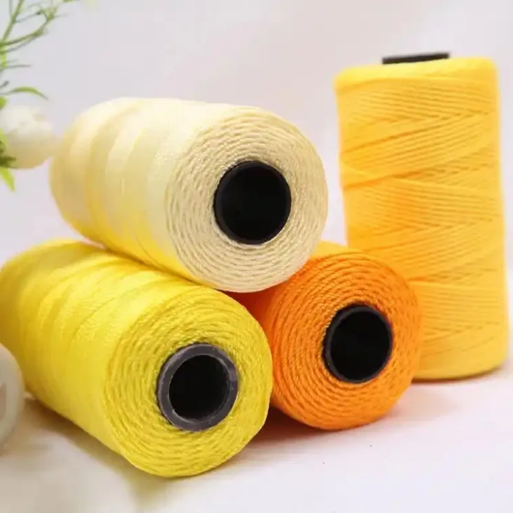 Fancy yarn cones used for spinning control and process development in textile production