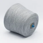Grey thermal yarn cone for winter socks and sweaters