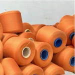 combed cotton yarn orange