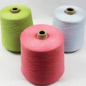 Cooling Antibacterial Sock Yarn Color Options Cooling antibacterial sock yarn in pink, green, and white cone yarn colors