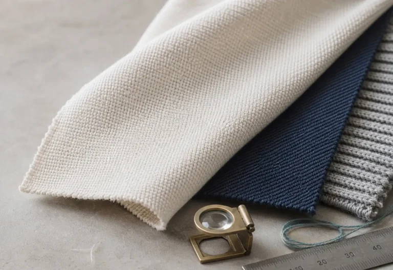 Fabric structure and performance with woven, twill and knitted fabric samples