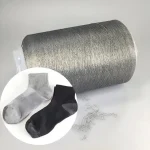 Silver conductive yarn for functional socks
