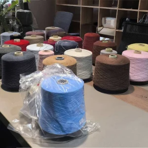 60%Cotton 40%Polyester yarn bule