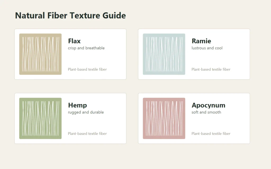 Natural Fiber Texture Guide