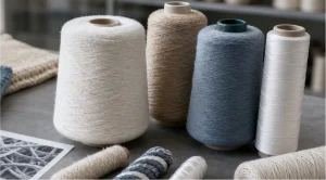Elastic yarn cones for comparing spandex core spun, twisted, and covered yarn structures