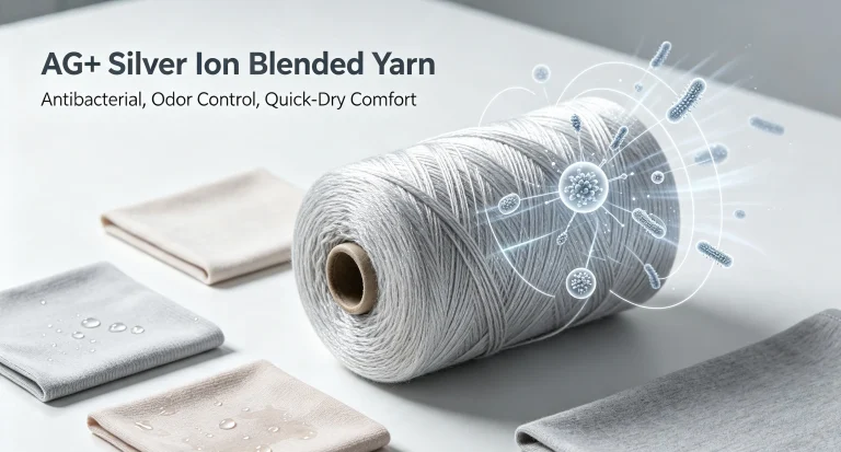 AG+ Silver Ion Blended Yarn Functional Textile