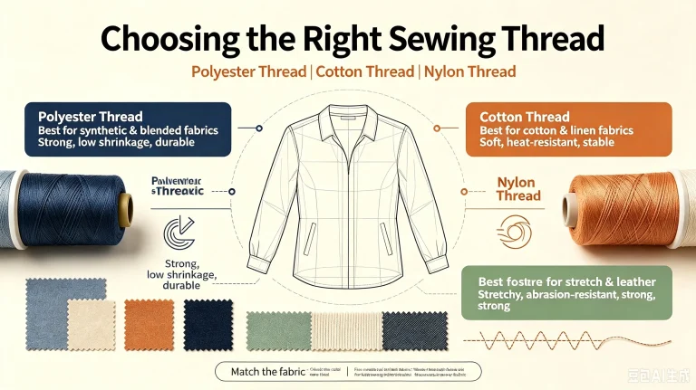 Sewing Thread Selection Guide Polyester vs Cotton vs Nylon